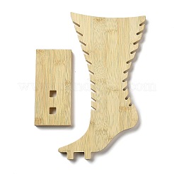 Стойка для хранения украшений из бамбука в форме ступни ODIS-G018-01C