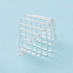 Подвески в клетку из бисера из железной проволоки&nbsp;LS-IFIN-Q126-01S