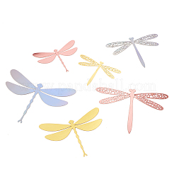 12 комплект 6 стилей ПВХ 3D имитация ажурных наклеек на стену в виде стрекозы&nbsp;DIY-CF0001-04