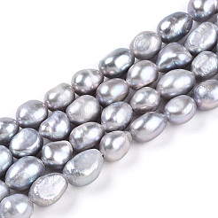 Нити из натурального культивированного пресноводного жемчуга PEAR-N014-06G-03