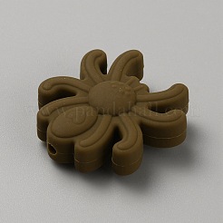 Perles focales en silicone écologique de qualité alimentaire araignée&nbsp;SIL-SZC0005-03B