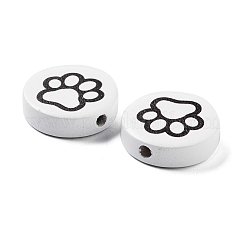 Perles en bois sur le thème du chien&nbsp;WOOD-M011-04B-01