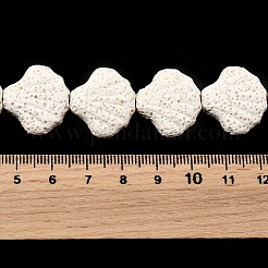 Gefärbte natürliche Lavasteinperlenstränge&nbsp;G-A264-A04-01D