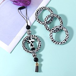 5шт кольцо пищевые экологически чистые силиконовые бусины&nbsp;JX893C