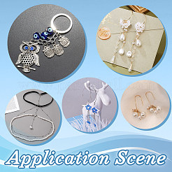 400 шт. 2-х цветные штифты из нержавеющей стали 304 с плоской головкой STAS-UN0055-19