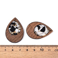 Кулон из дерева и смолы WOOD-H104-23-04