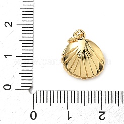 Подвески из ракушек и латуни KK-D426-17D-G