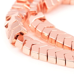 Гальванические немагнитная синтетический гематит бисер пряди G-F682-04A-RG