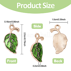 40 шт. Подвески из сплава с эмалью&nbsp;ENAM-YW0005-95A