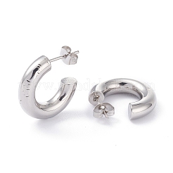 Boucles d'oreilles à tige en acier inoxydable 201 résistant au ternissement&nbsp;EJEW-F272-02A-P