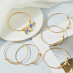 6шт регулируемый расширяемый браслет из нержавеющей стали 304&nbsp;MAK-BBC0001-10