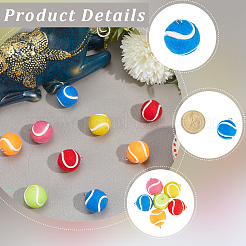 12pcs 6 Farben Stoffanhänger&nbsp;FIND-SC0021-48