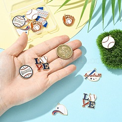 14 pendentif sport en alliage émaillé&nbsp;ENAM-YW0009-42