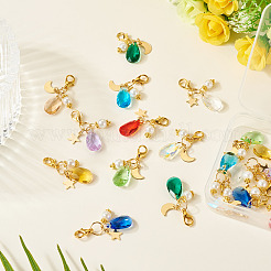 Стеклянные подвески-капли&nbsp;HJEW-TAC0054