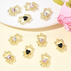 Сплав 10шт с подвесками со стразами ALRI-FS0001-07