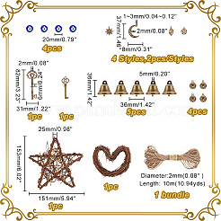 Kits de bijoux cloches à faire soi-même&nbsp;DIY-GA0005-07