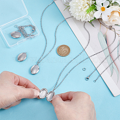 Наборы для самостоятельного изготовления подвесок-медальонов из нержавеющей стали 316&nbsp;NJEW-HY0001-04A