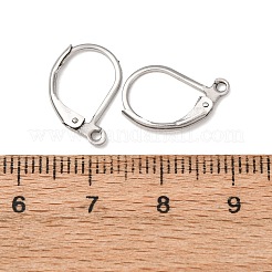 Фурнитура для сережек с застежкой-рычагом из хирургической нержавеющей стали 316l STAS-E194-03P