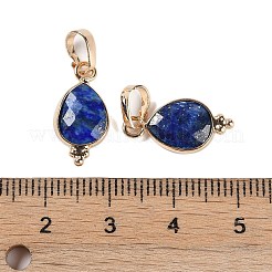 Natürliche Lapislazuli-Anhänger mit Facettenschliff&nbsp;X-KK-L218-004G-08