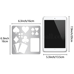 Трафареты для штампов из нержавеющей стали&nbsp;DIY-WH0238-158