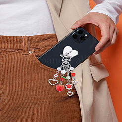 Подвесные украшения из сплава эмали&nbsp;AJEW-LP0005-82