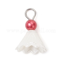 11 шт. 11-цветные подвески из АБС-пластика и акрилового искусственного жемчуга PALLOY-JF04227