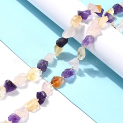 Грубые необработанные нити бусин из натурального аметрина G-C069-04