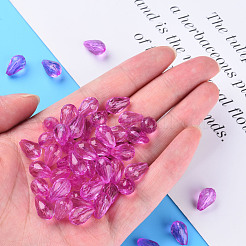 Прозрачные акриловые бусины&nbsp;MACR-S373-59B-B01