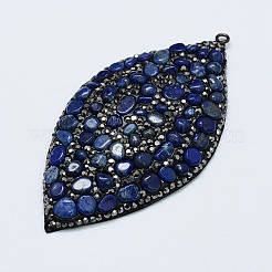 Природных драгоценных камней крупные кулоны&nbsp;PEAR-F006-07