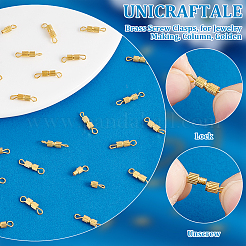 120 шт. латунные винтовые застежки FIND-UN0016-51B