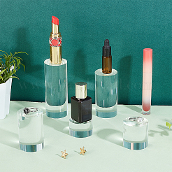 5 шт. 5 стиля колонны прозрачные акриловые пьедесталы для ювелирных изделий ODIS-FG0001-64