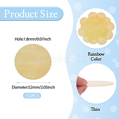 150 lien pailleté/sequin en PVC irisé arc-en-ciel&nbsp;FIND-TA0008-10A