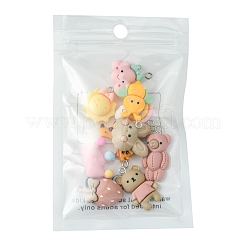 10шт 10 стиля непрозрачные подвески из смолы RESI-FS0001-31