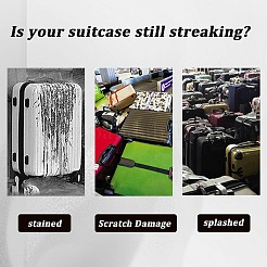 Прозрачный чехол для багажа из ПВХ&nbsp;AJEW-WH20080-52E