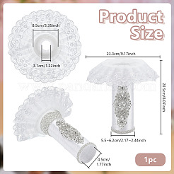 Blumenstraußhalter aus Polyester und Strass&nbsp;AJEW-OC00042
