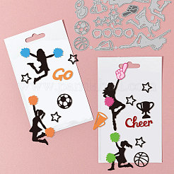 Спортивная тема трафареты для резки углеродистой стали DIY-WH0309-1635