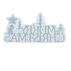 Рождественские кулоны diy силиконовые Молды DIY-D049-08