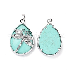 Подвески из окрашенного натурального говлита&nbsp;G-G900-01P-21