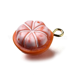 Латунные подвески из акрила OACR-R006-01G-03