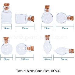 Стеклянные бутылки стеклянные фляги&nbsp;AJEW-PH0015-06