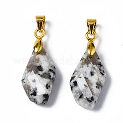 Натуральный кунжута яшма подвески&nbsp;G-Q998-008F