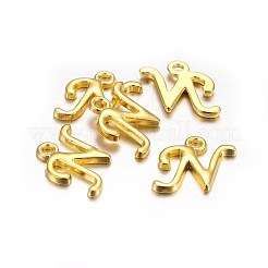 Vergoldete Legierung Buchstaben Anhänger&nbsp;PALLOY-J718-01G-N