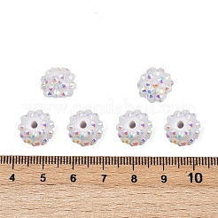 AB-цвет смолы горный хрусталь бисер RESI-S315-10x12-16