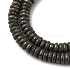 Природного пирита бисер нитей G-L624-H16-6x2mm