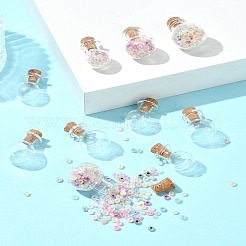 12 шт. 3 стиля стеклянных бутылок AJEW-FS0001-20