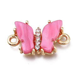 Латунные соединители с прозрачным кубическим цирконием&nbsp;ZIRC-I047-04