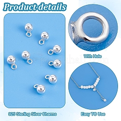 12 pièce 925 breloques en argent sterling&nbsp;STER-PH0002-43