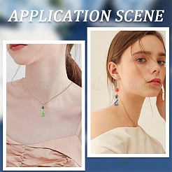 10 шт. стеклянная бутылка желаний подвеска украшения&nbsp;GLAA-YW0005-08