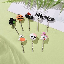 Шпильки Bobby Pin из непрозрачной смолы на тему Хэллоуина PHAR-JH00079