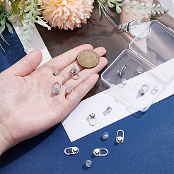 8 шт. Латунные гайки для ушей&nbsp;KK-ME0003-61P